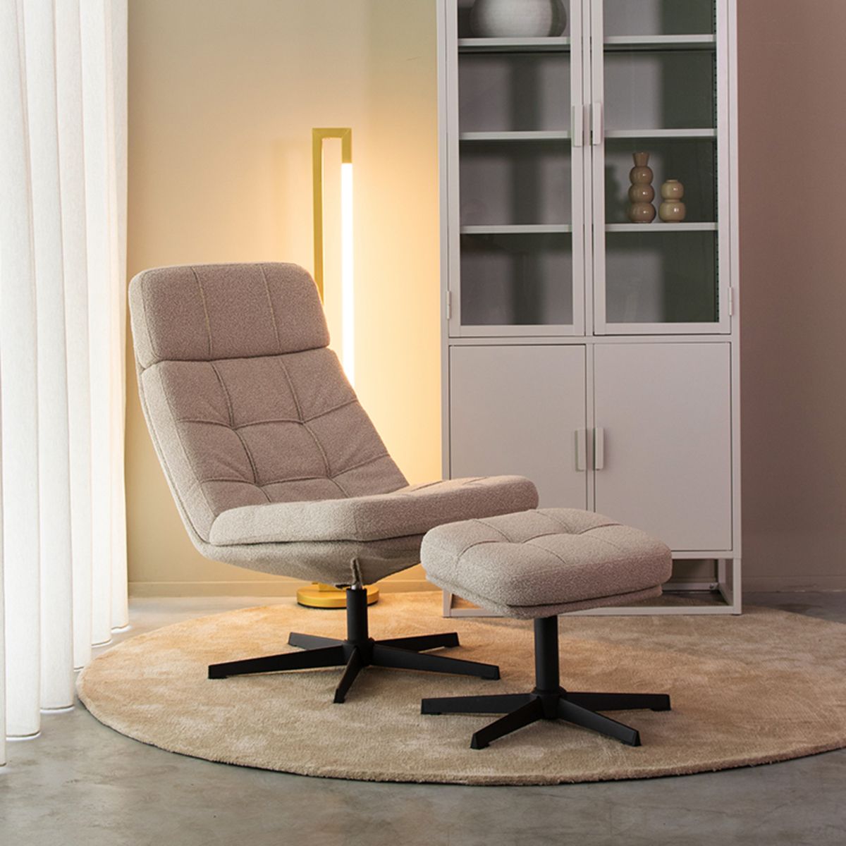 Draaifauteuil Alvar Naturel