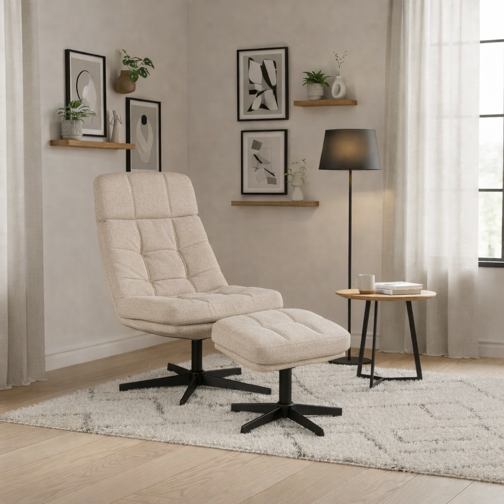 Draaifauteuil Alvar Naturel