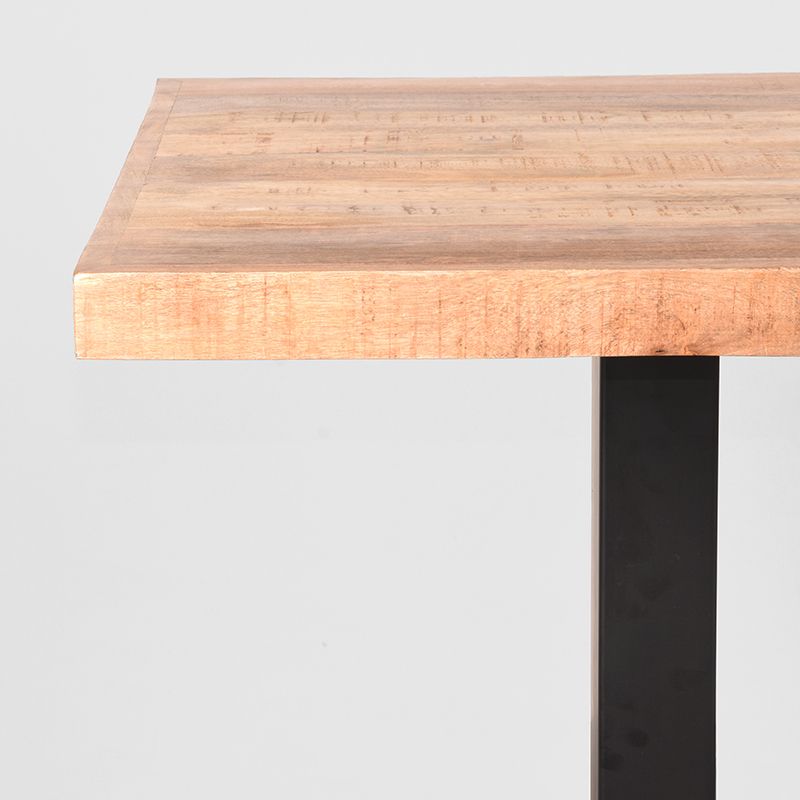 Bartafel 120x70x92 cm
Rough Mangohout | Zwart Metaal