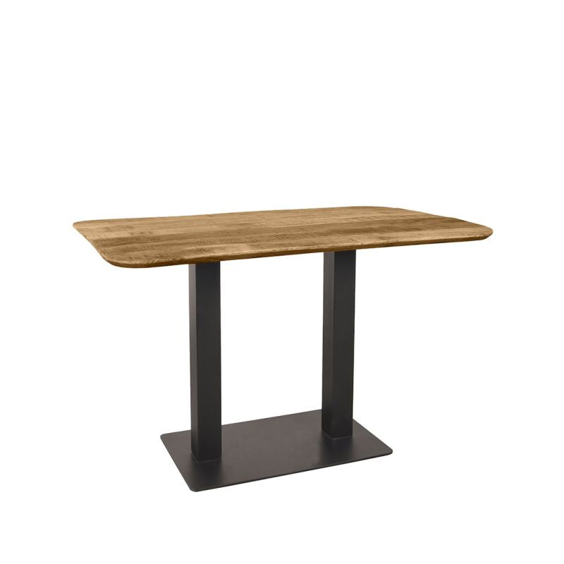 Bartafel 120x70x111 cm
Naturel Mangohout | Zwart Metaal