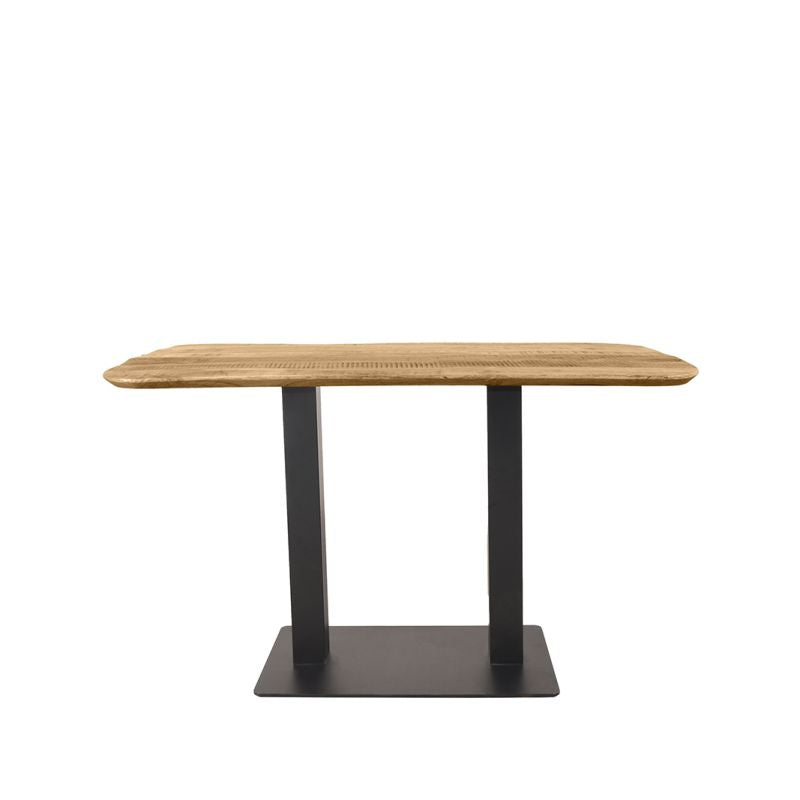 Bartafel 120x70x111 cm
Naturel Mangohout | Zwart Metaal