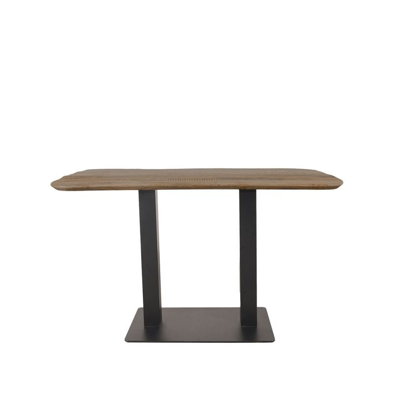 Bartafel 120x70x111 cm
Nature Smooth Mangohout | Zwart Metaal