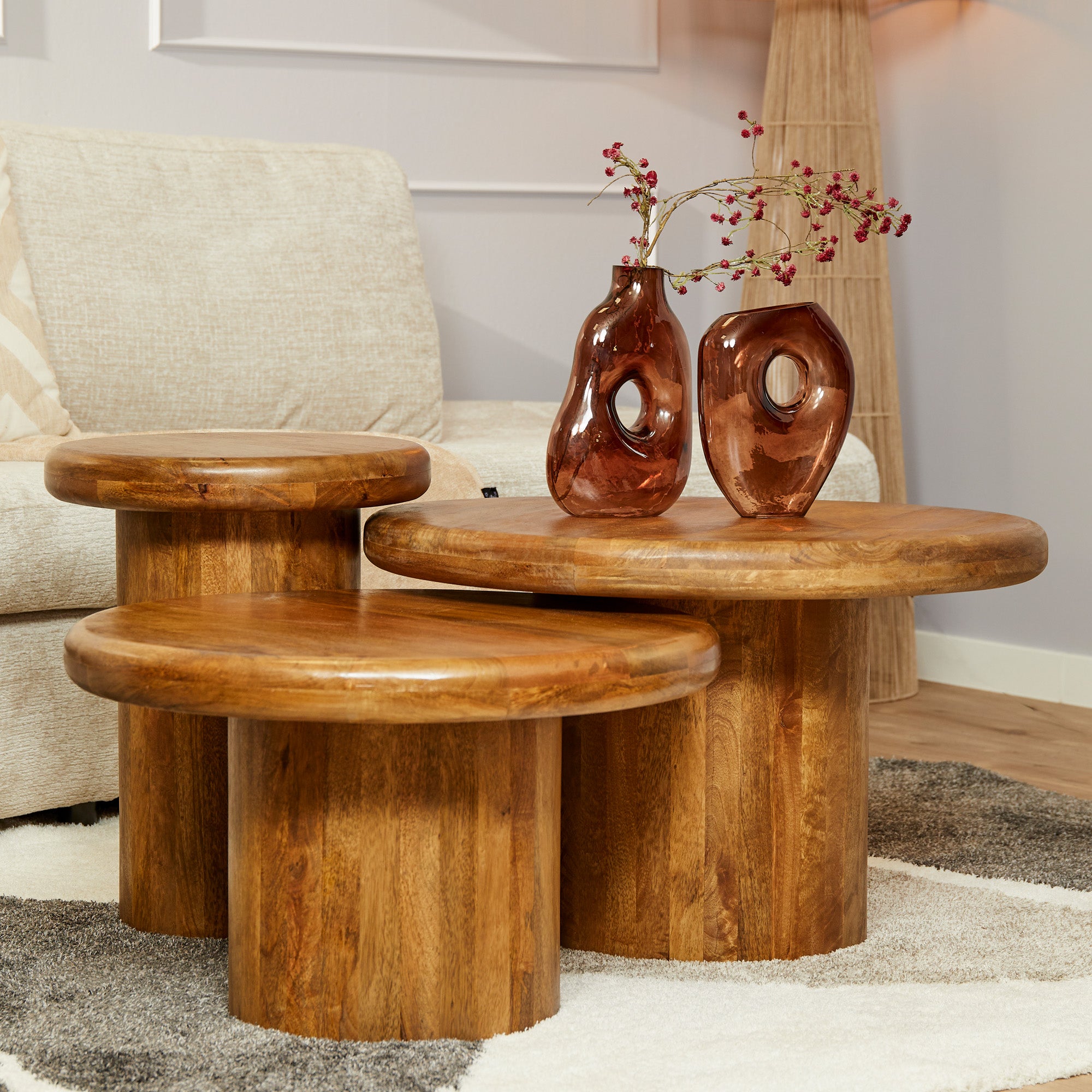 Salontafel set Maya 70 cm