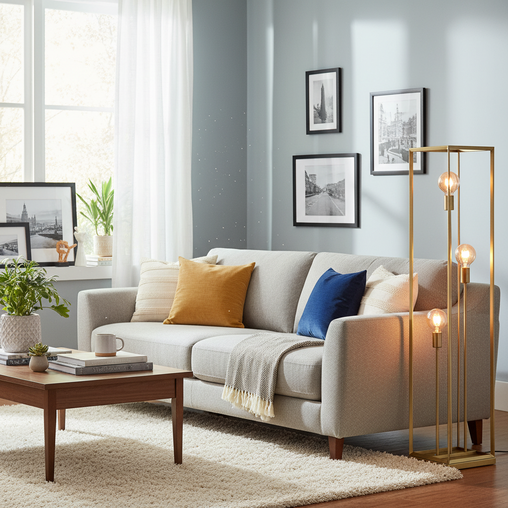 Vloerlamp Tetto Goud