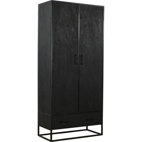 Dex kabinet 90 cm zwart