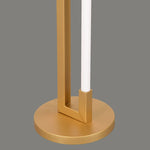 Vloerlamp Futuro 23x23x130 cm Antiek Goud Metaal | Incl. LED