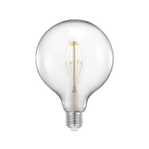 Daglicht Led Kooldraadlamp Bol | XL 12,5x12,5x17,6 cm l Dimbaar