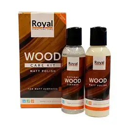 Orange Matt Polish Holzpflege-Set + Reiniger 2x75 ml
