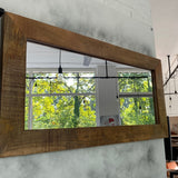 Spiegel mangohout 100x50 cm