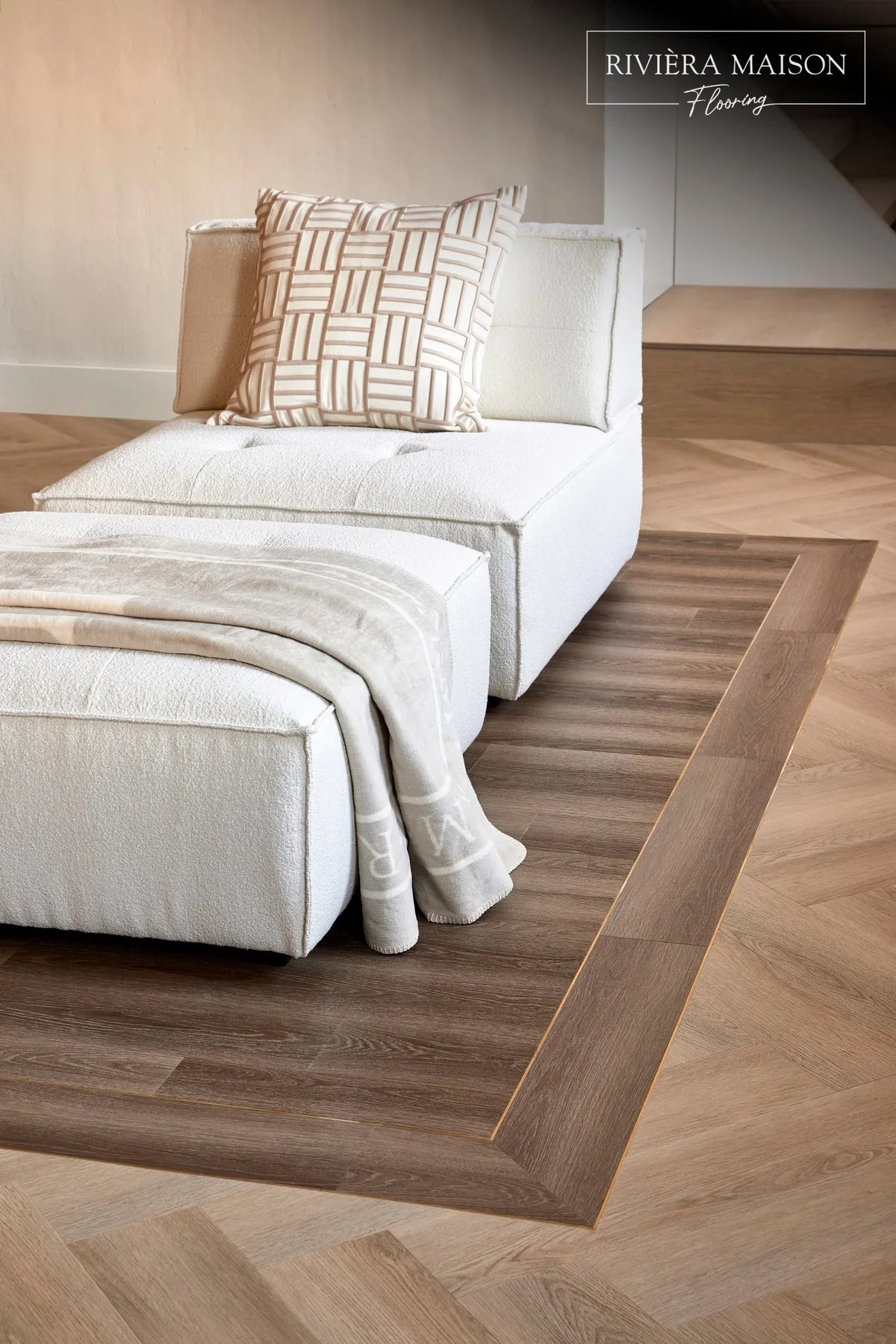 Rivièra Maison The Long Island Collection Long Beach Sand Visgraat/Herringbone 345-255834