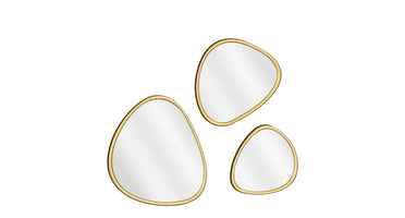 Jurre spiegel goud 3 stuks