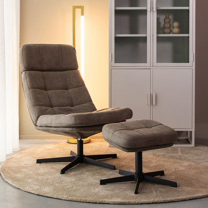 Draaifauteuil Alvar Taupe
