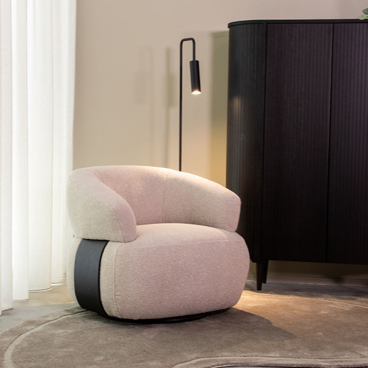 Valenza swivel armchair | Various colors