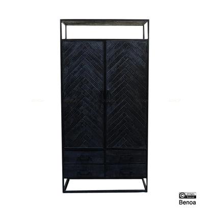 Opbergkast Jax Zwart