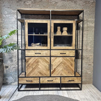 Vitrinekast Jax Naturel