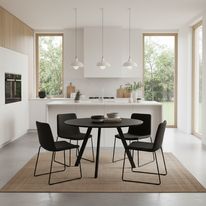 Eettafel Rond Berlin Zwart