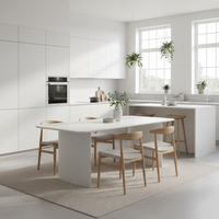 Eettafel Jade Recht wit