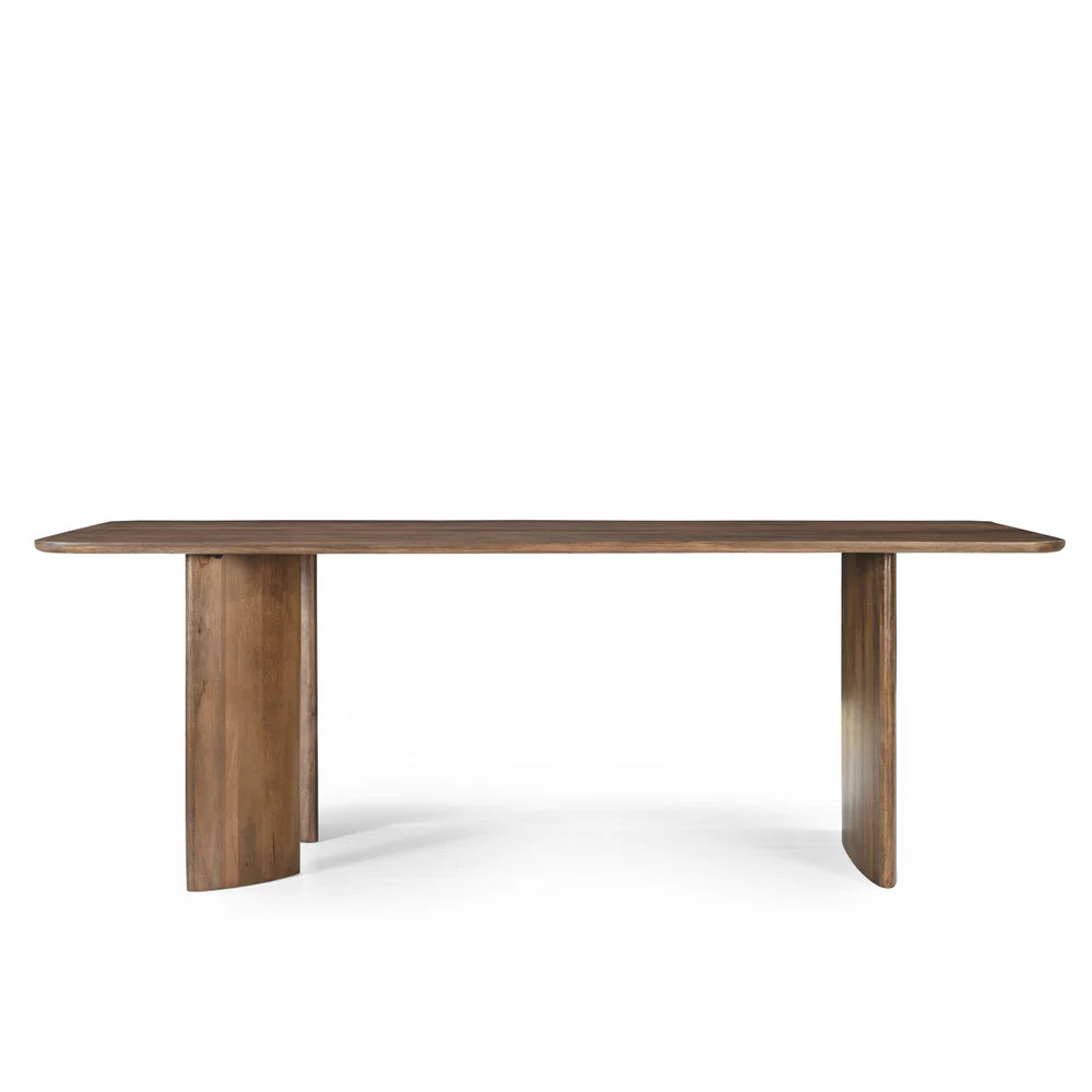 Eettafel Jade recht walnoot