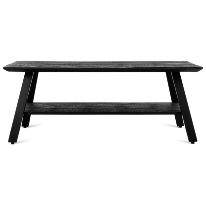 Salontafel Berlin Zwart met vak