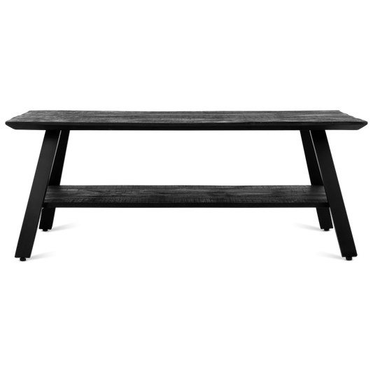 Salontafel Berlin Zwart met vak