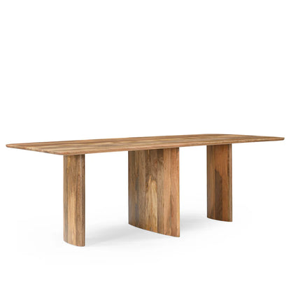 Eettafel Jade recht bruin