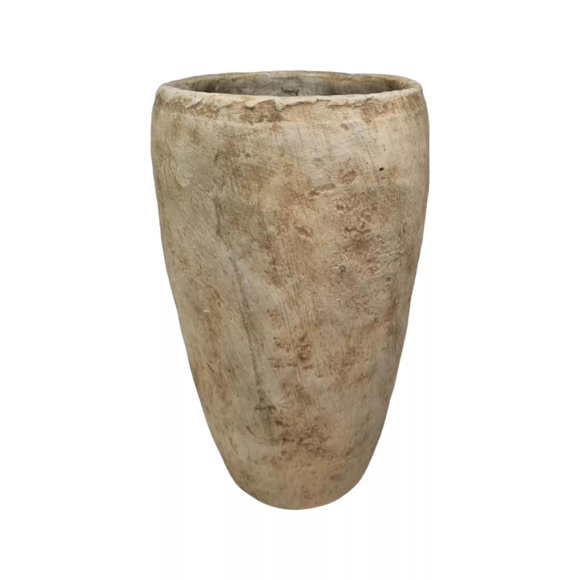 Vase cream stone look