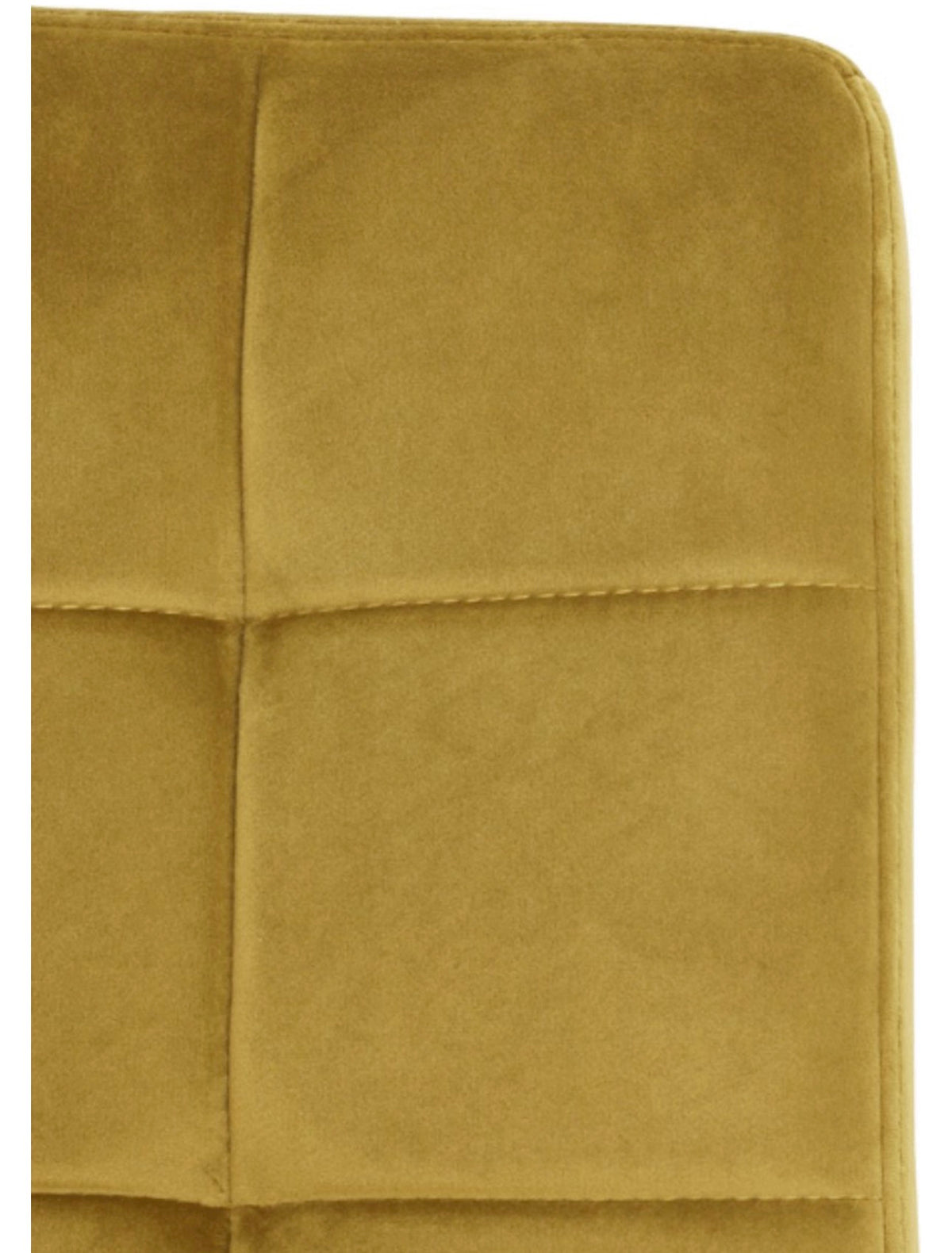 Eetkamerstoel Alex oker geel velvet