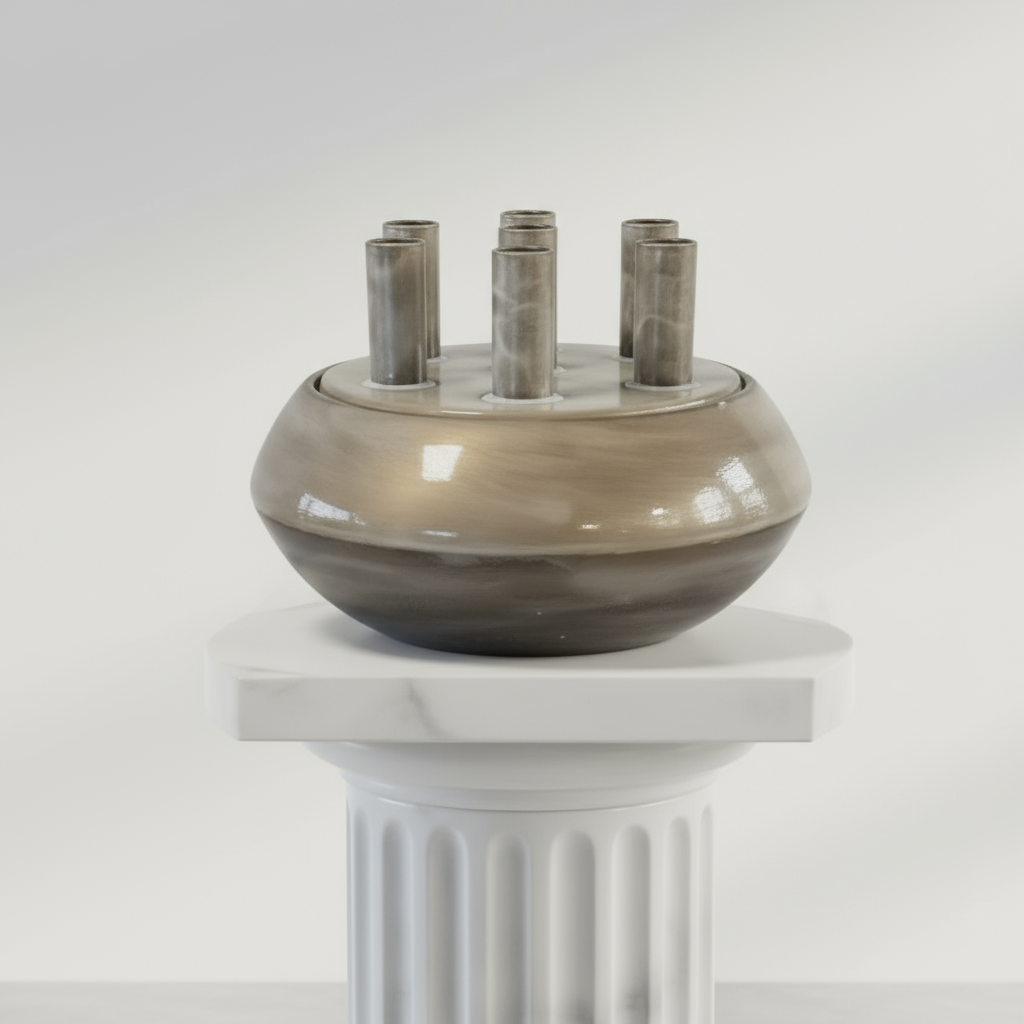 Tube vase White Scarlet