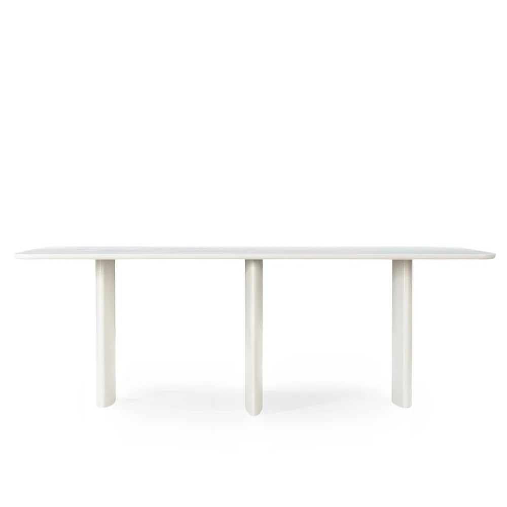 Eettafel Jade Recht wit