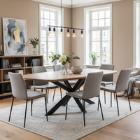 Deens ovale eettafel Bente Mangohout - naturel