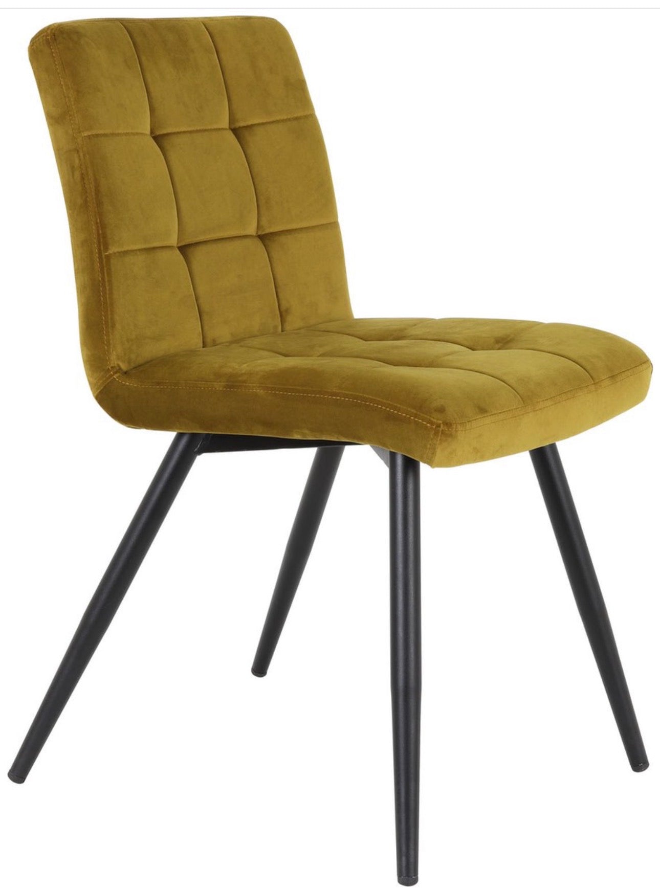 Eetkamerstoel Alex Oker geel