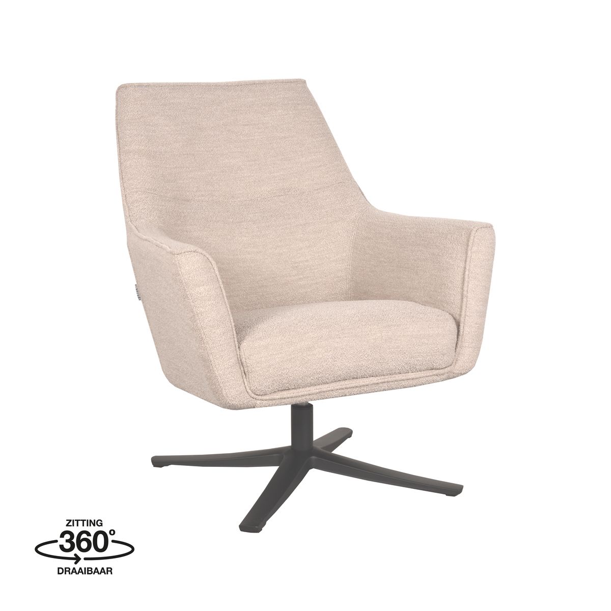 Swivel armchair Tod