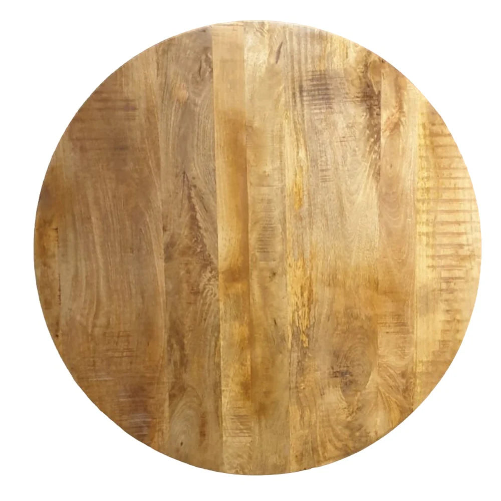 EETKAMER TAFELBLAD ROND MANGO 110