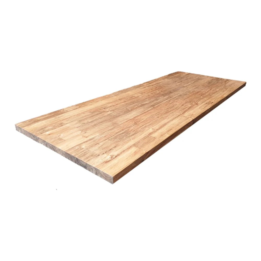EETKAMER TAFELBLAD MASSIEF TEAK 220