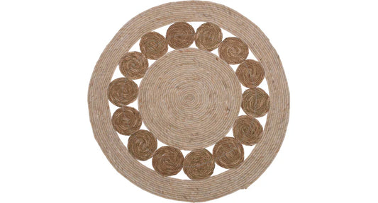 Vloerkleed gevlochten rond OP=OP