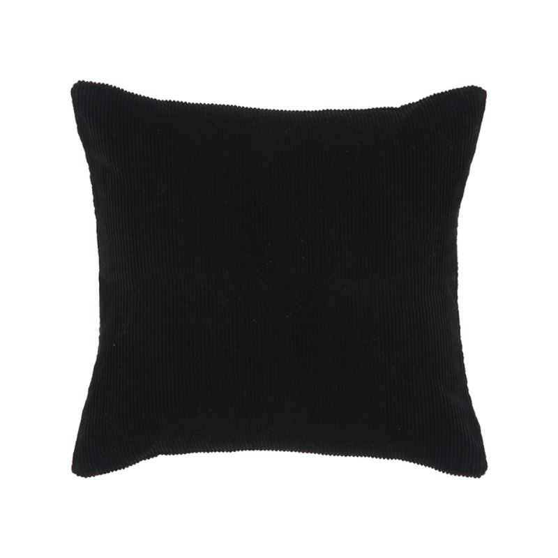 Sierkussen Amy rib Zwart