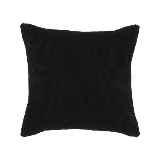 Sierkussen Amy rib Zwart