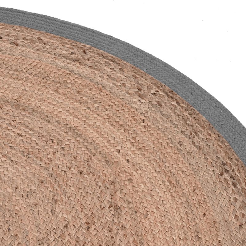 Runder Jute-Teppich, 90 cm