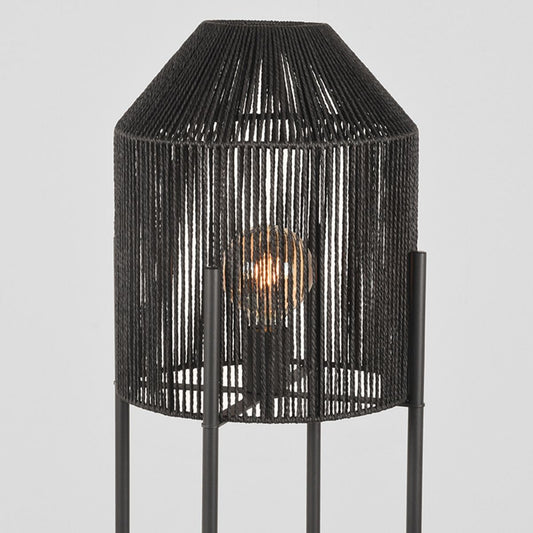 Vloerlamp Ibiza zwart