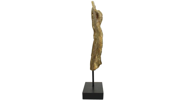 Ornament Coral Polyresin Goud