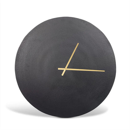 Wandklok groot zwart