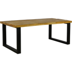 Eettafel recht met U poten