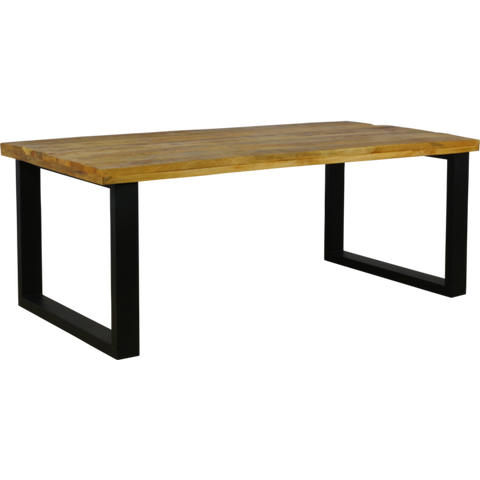 Eettafel recht met U poten