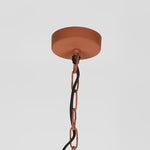 Hanglamp Grid 52x52x48 cm Rust Metaal l Mangohout