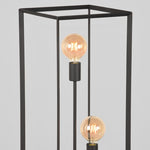 Vloerlamp Tetto 30x30x135 cm Zwart Metaal