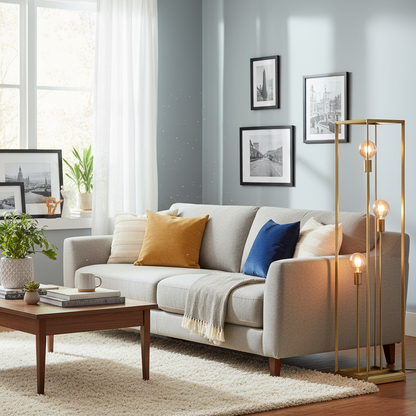 Vloerlamp Tetto  Goud