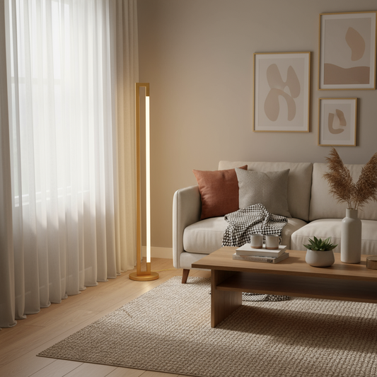 Vloerlamp Futuro Goud