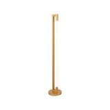 Vloerlamp Futuro 23x23x130 cm Antiek Goud Metaal | Incl. LED