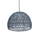 Hanglamp Rope 38x38x30 cm | M Grijs Katoen