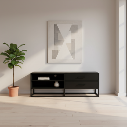 Dex tv meubel 140 cm zwart